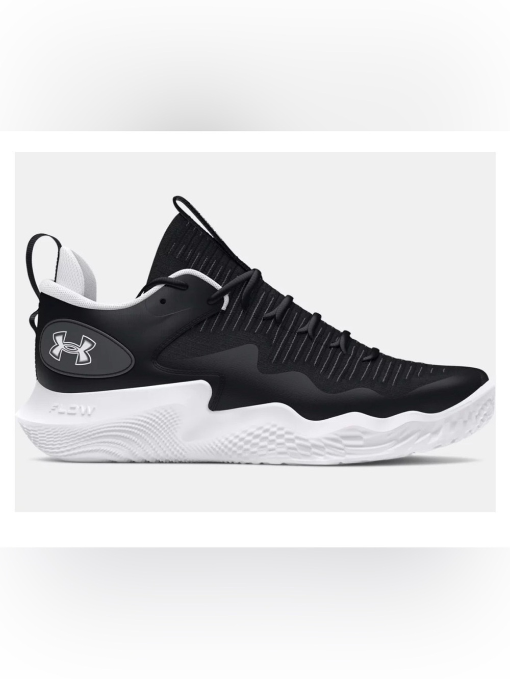 Under Armor Women's Black and White Athletic Sneakers